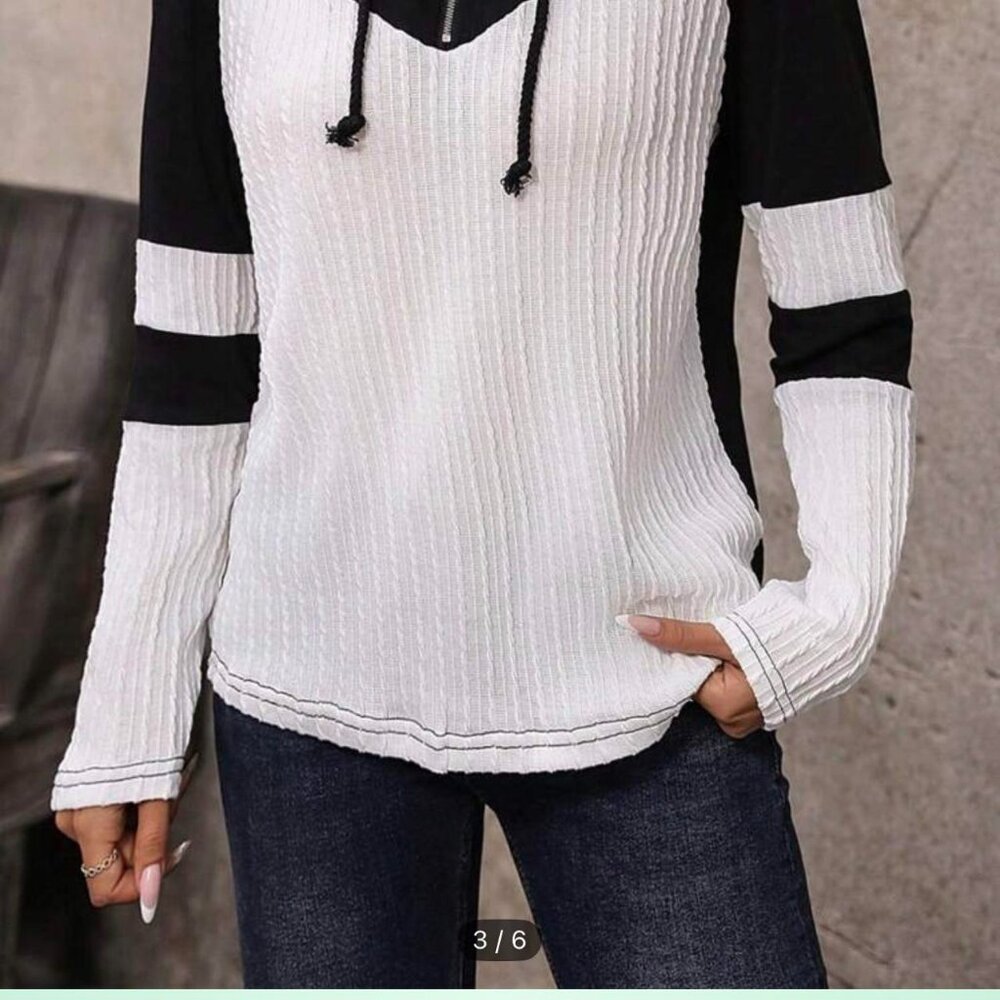 Black & White Sweater